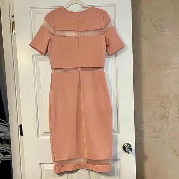 Gianna Bini Jamie Guava Globe Trotter Midi Dress Medium - Picture 3 of 10